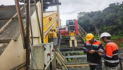 EXCT y un agente indonesio realizan una visita de seguimiento-al proyecto de ...