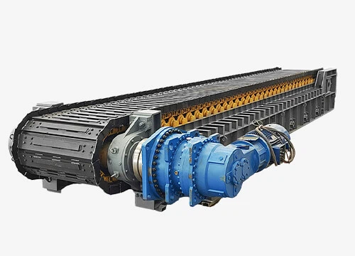 Alimentador de delantal de servicio pesado