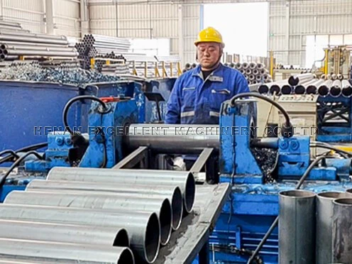 Chamfering At Both Ends Of The Pipes Automatically Chamfering At Both Ends Of The Pipes Automatically