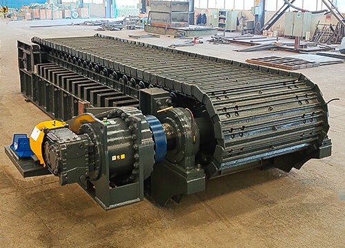 Transportador de plataforma de cadena