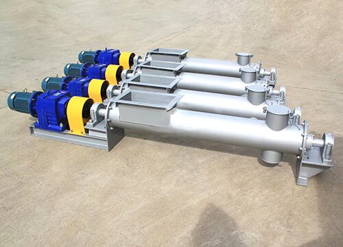 Transportador de tornillo horizontal