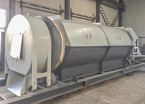 Tamiz giratorio para abono, arena, astillas de madera y desechos